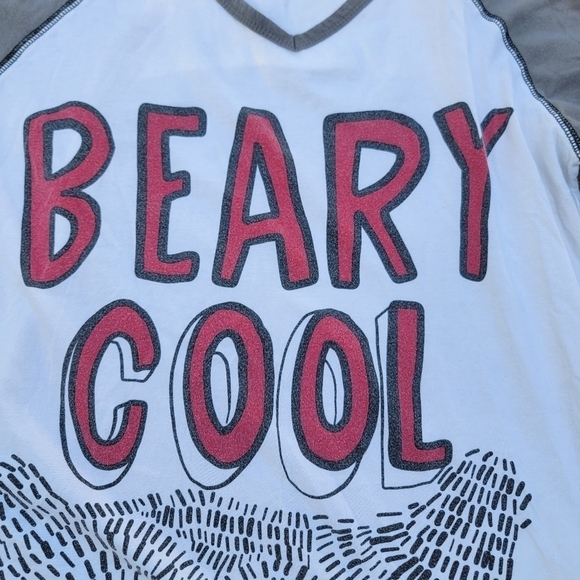 Lazy One Beary Cool Nightshirt S/M - Picture 2 of 9